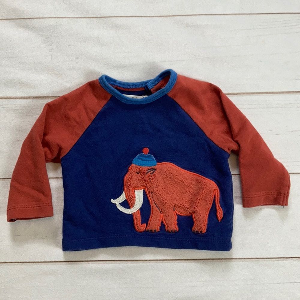 Baby Boden Woolly Mammoth Top Size 0-3 Months